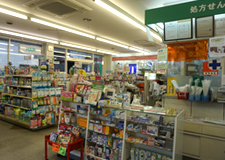 JR桃谷駅近くにある【ふじ薬局】の店舗写真